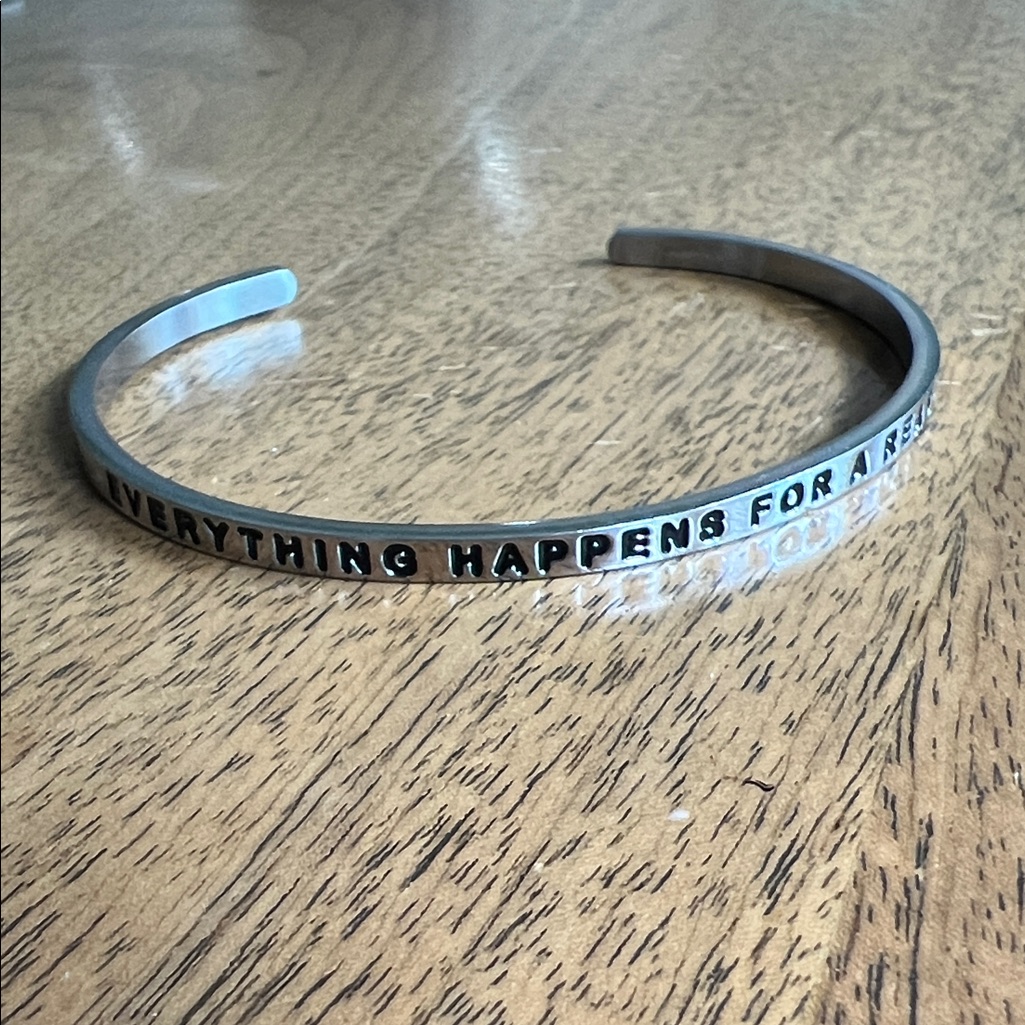 Silver Mantraband Bracelet 10$